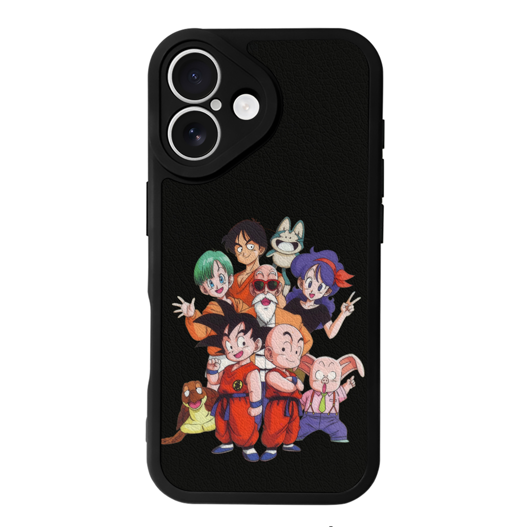 （画像用） ドラゴンボール DRAGON BALL 【iPhone 16シリーズ対応】シリコンスマホケース（レザー調） 材質：シリコン